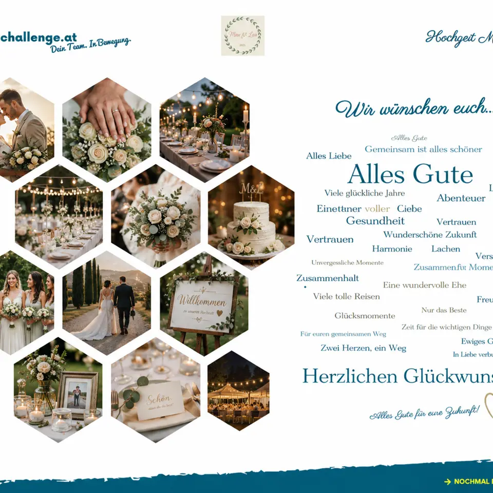 agape challenge fotowall beispiel