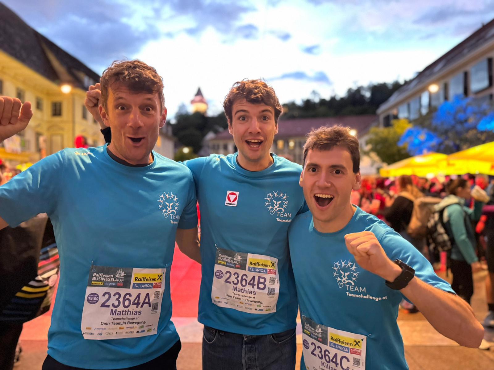  Teamchallenge.at beim Raiffeisen Businesslauf Graz