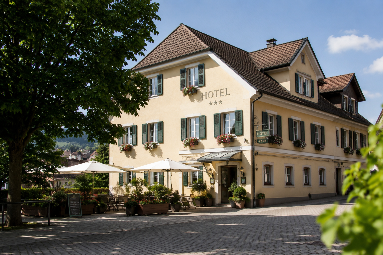 Rätselparcours im Hotelgarten
